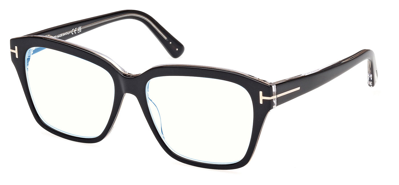 Tom Ford FT5955-B Glasses - Black Crystal