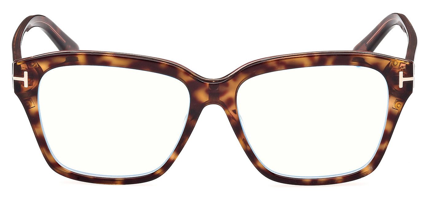 Tom Ford FT5955-B Glasses - Havana Monocolour