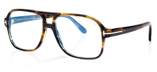 Tom Ford FT6058-B Glasses - Striped Black Havana