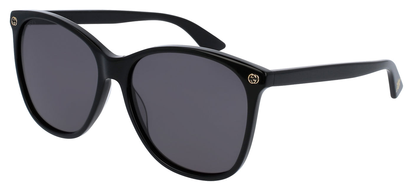 Gucci GG0024S Sunglasses - Black / Grey