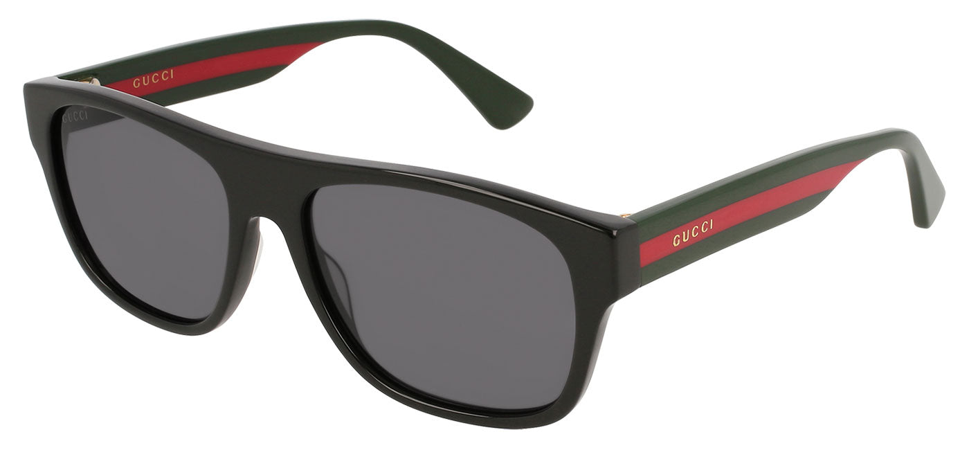 Gucci GG0341S Sunglasses - Black / Grey