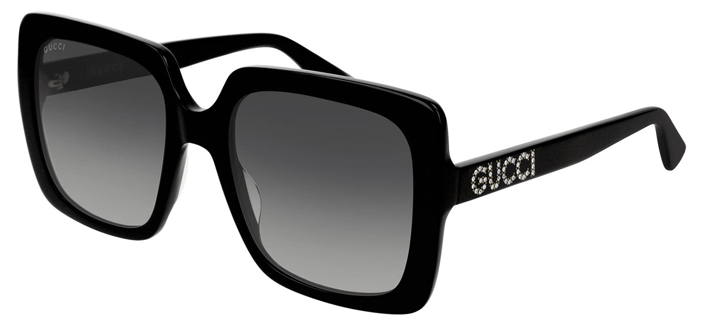 Gucci GG0418S Sunglasses - Black / Grey Gradient