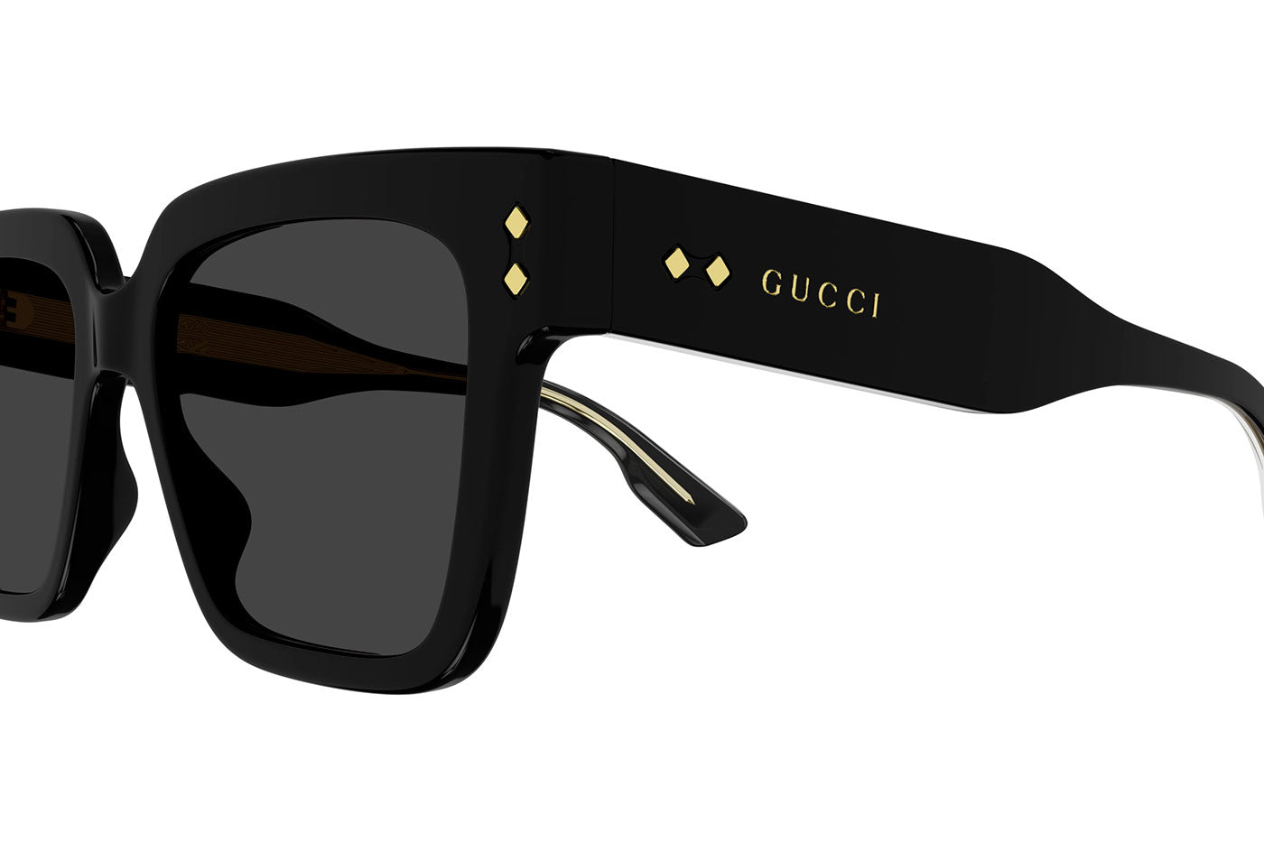 Gucci GG1084S Sunglasses - Black / Grey