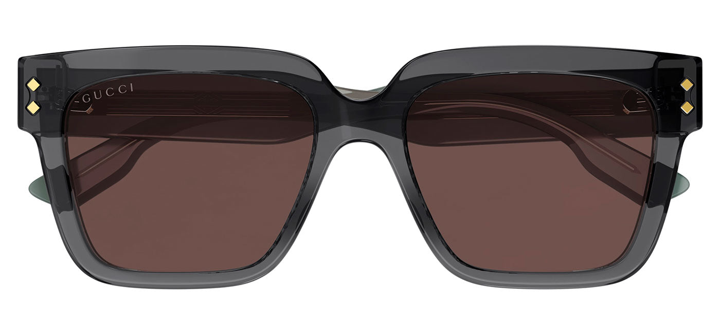 Gucci GG1084S Sunglasses - Grey / Brown