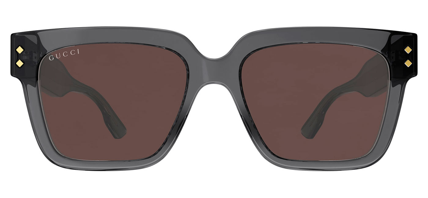 Gucci GG1084S Sunglasses - Grey / Brown