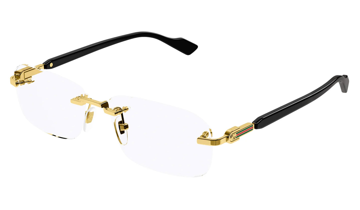 Gucci GG1221O Glasses - Gold & Black