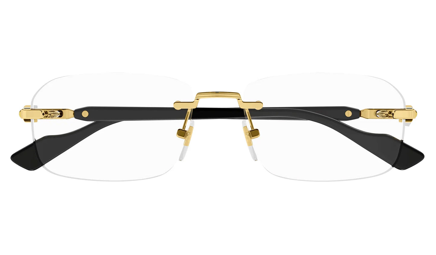 Gucci GG1221O Glasses - Gold & Black