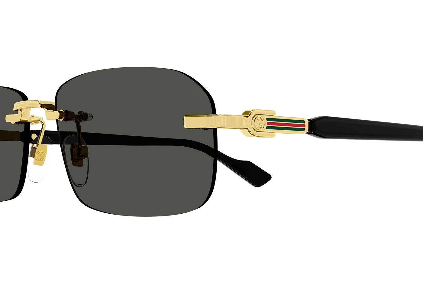 Gucci GG1221S Sunglasses - Gold / Grey