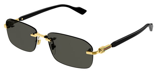 Gucci GG1221S Sunglasses - Gold / Grey