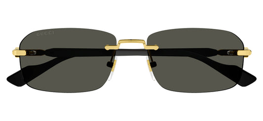 Gucci GG1221S Sunglasses - Gold / Grey