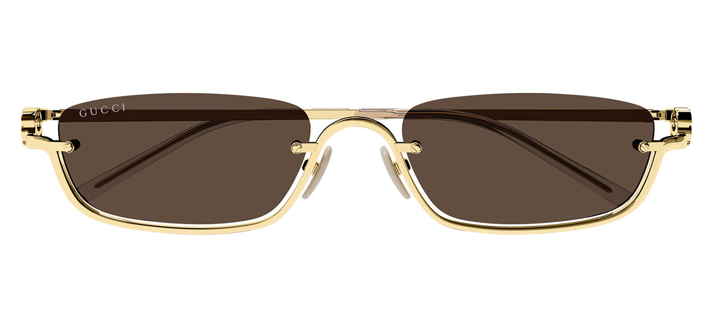 Gucci GG1278S Sunglasses - Gold / Brown