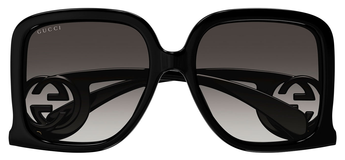 Gucci GG1326S Sunglasses - Black / Grey Gradient
