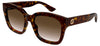Gucci GG1338S Sunglasses - Havana / Brown Gradient