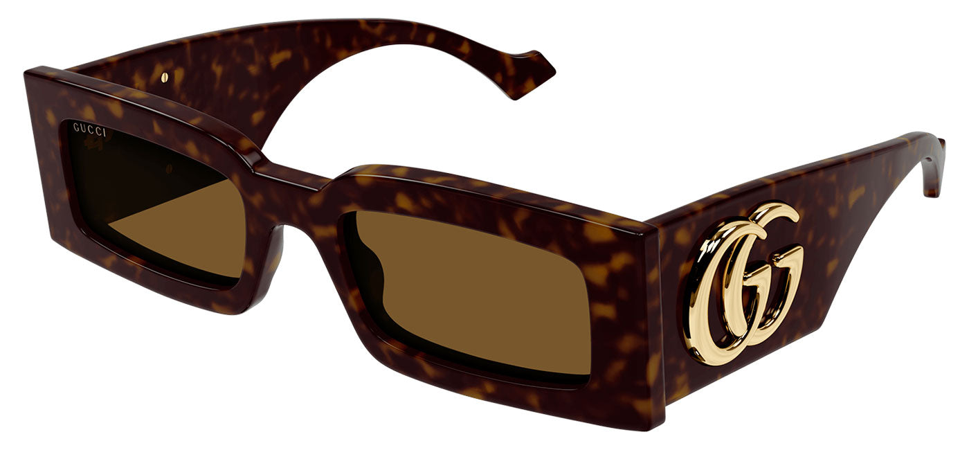 Gucci GG1425S Sunglasses - Havana / Brown