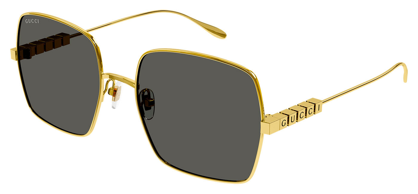 Gucci GG1434S Sunglasses - Gold / Grey