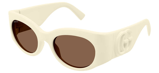 Gucci GG1544S Sunglasses - Ivory / Brown