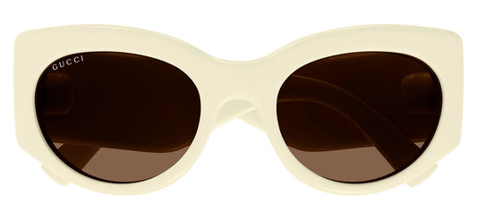 Gucci GG1544S Sunglasses - Ivory / Brown