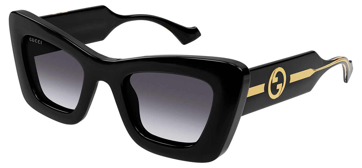 Gucci GG1552S Sunglasses - Black / Grey Gradient