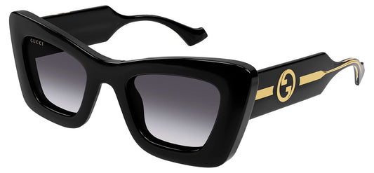 Gucci GG1552S Sunglasses - Black / Grey Gradient