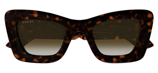 Gucci GG1552S Sunglasses - Havana / Brown Gradient