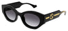Gucci GG1553S Sunglasses - Black / Grey Gradient