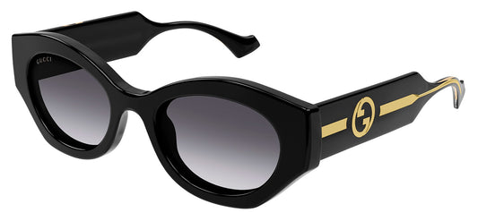 Gucci GG1553S Sunglasses - Black / Grey Gradient
