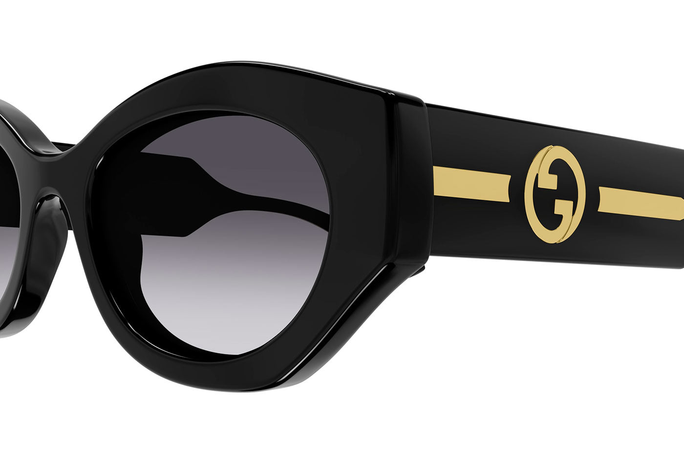 Gucci GG1553S Sunglasses - Black / Grey Gradient