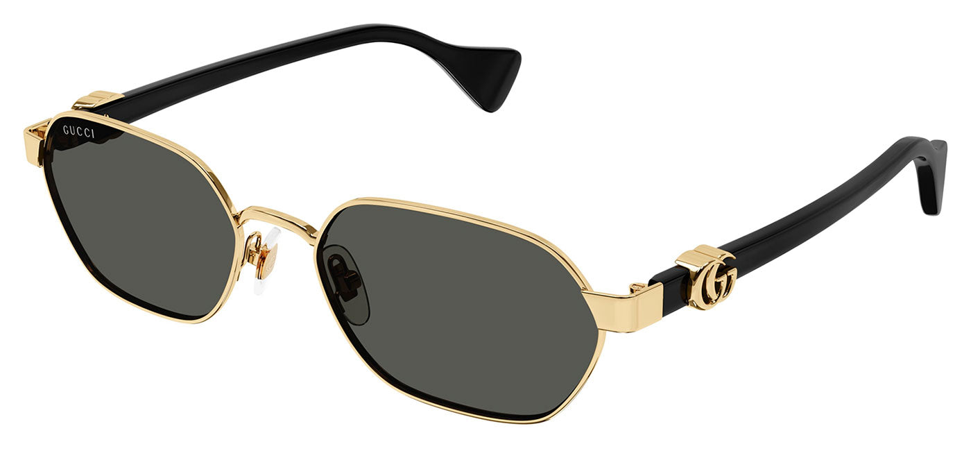 Gucci GG1593S Sunglasses - Gold / Grey