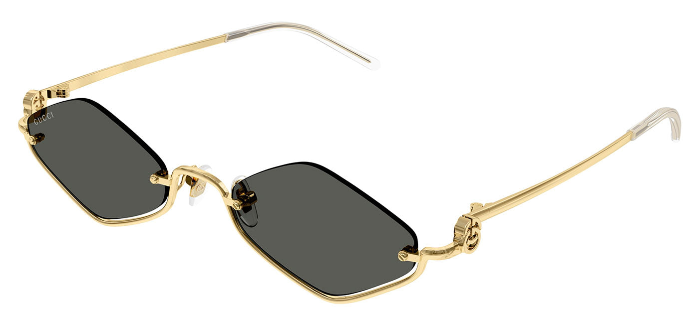 Gucci GG1604S Sunglasses - Gold / Grey