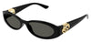 Gucci GG1660S Sunglasses - Black / Grey