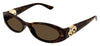 Gucci GG1660S Sunglasses - Havana / Brown