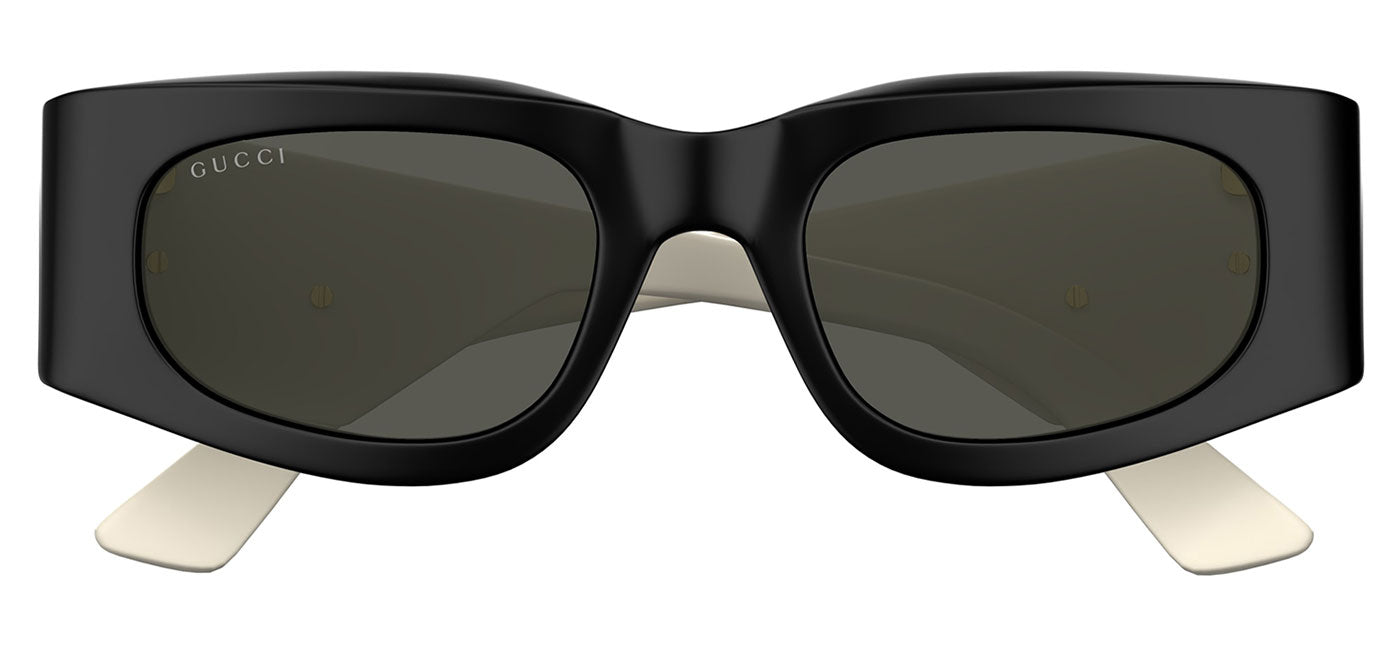 Gucci GG1664S Sunglasses - Black / Ivory / Grey