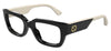 Gucci GG1666O Glasses - Black Ivory