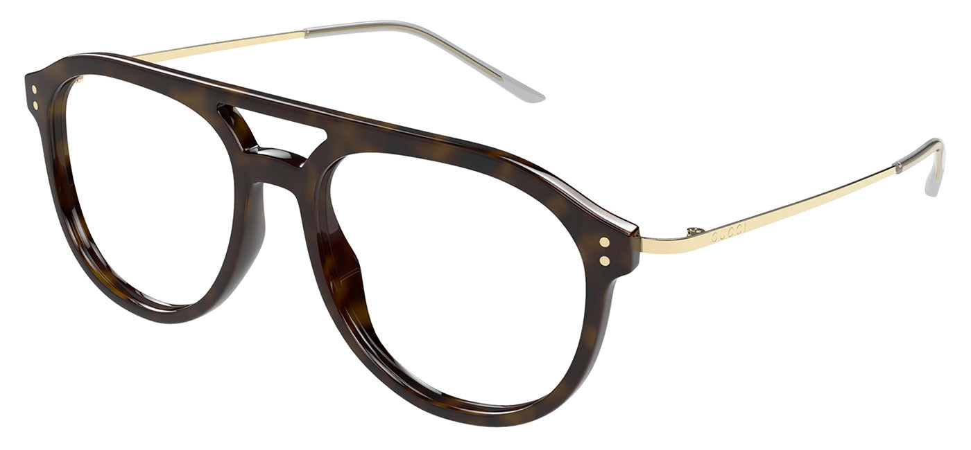 Gucci GG1708O Glasses - Havana Gold