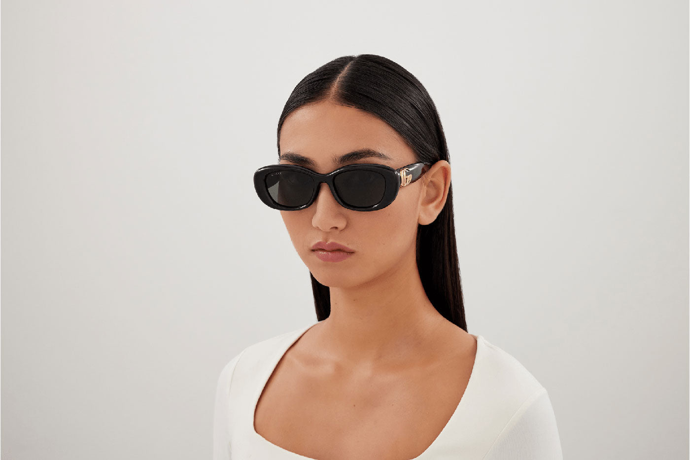 Gucci GG1829SK Sunglasses - Black / Grey