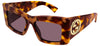 Gucci GG1842S Sunglasses - Havana / Violet