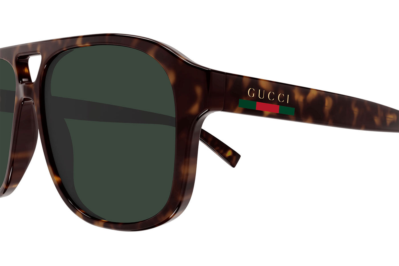 Gucci GG1856S Sunglasses - Havana / Green