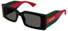 Gucci GG1860S Sunglasses - Black / Green / Grey