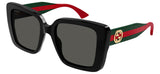 Gucci GG1861S Sunglasses - Black / Green / Grey