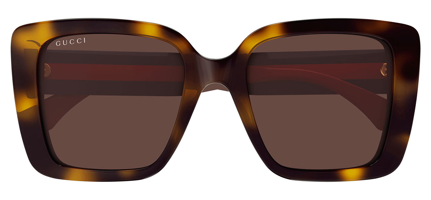 Gucci GG1861S Sunglasses - Havana / Blue / Brown