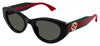 Gucci GG1862S Sunglasses - Black / Green / Grey