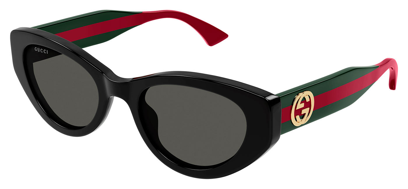 Gucci GG1862S Sunglasses - Black / Green / Grey