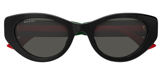 Gucci GG1862S Sunglasses - Black / Green / Grey