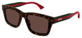 Gucci GG1869S Sunglasses - Havana / Green / Brown