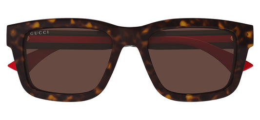 Gucci GG1869S Sunglasses - Havana / Green / Brown