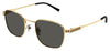 Gucci GG1876S Sunglasses - Gold / Grey