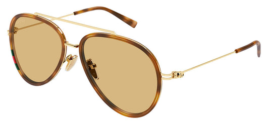 Gucci GG1981S Sunglasses - Havana & Gold / Orange