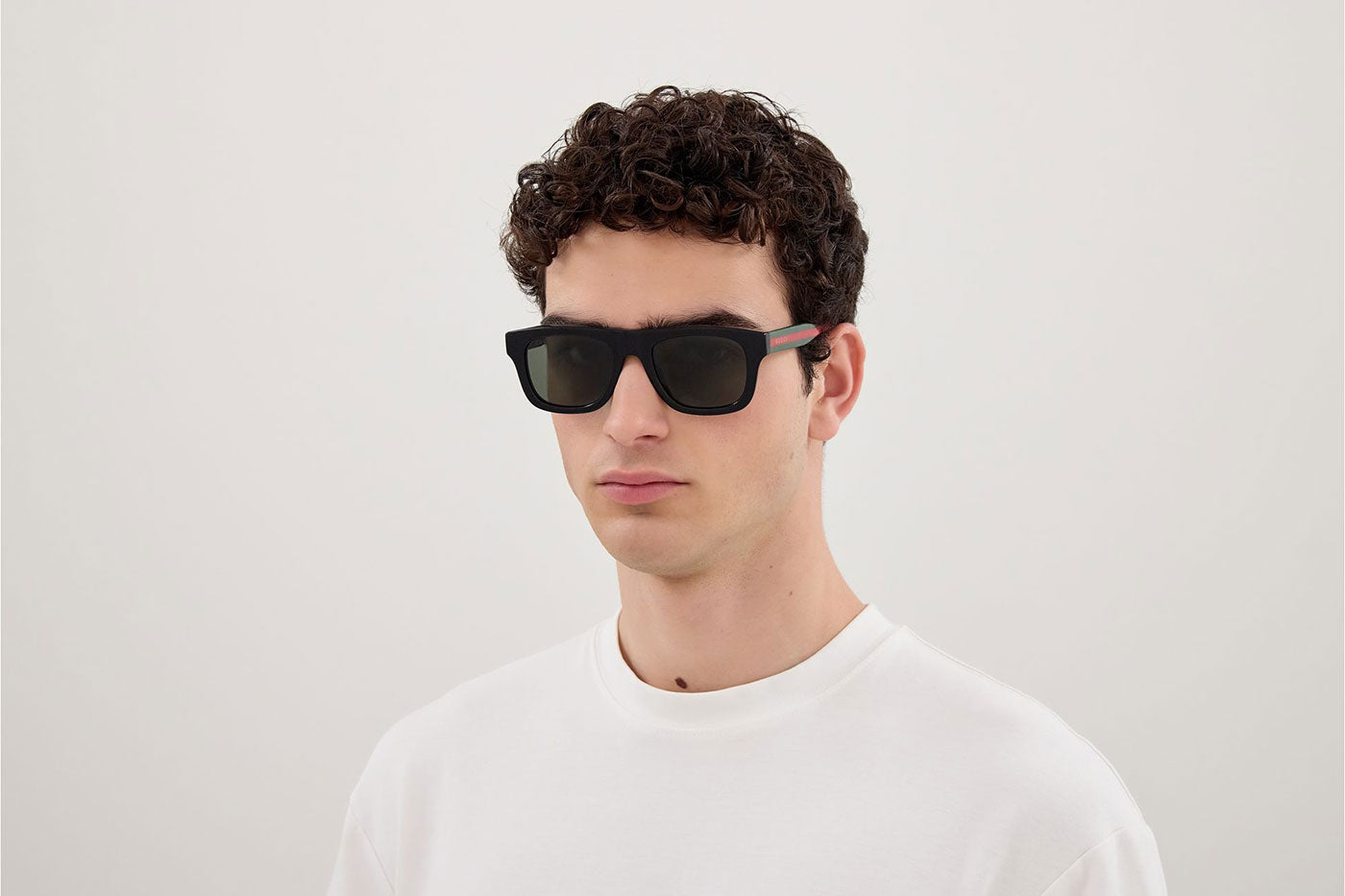 Gucci GG1991S Sunglasses - Black & Green / Grey