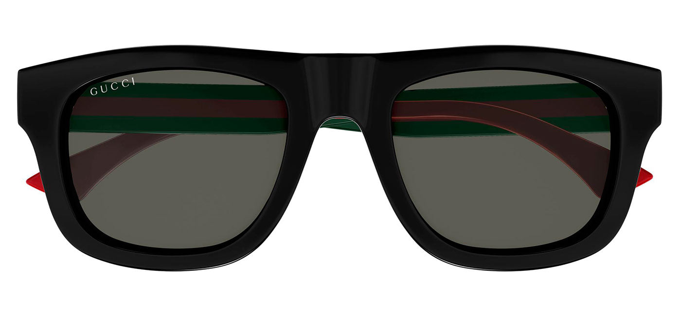 Gucci GG1991S Sunglasses - Black & Green / Grey