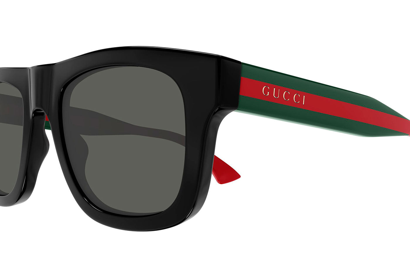 Gucci GG1991S Sunglasses - Black & Green / Grey